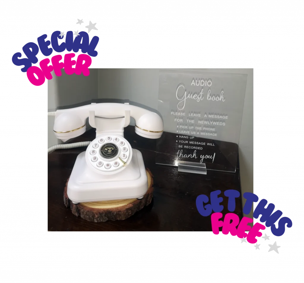 Audio Guest Book Offer Graphic
